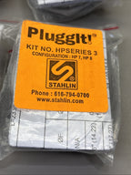 LOT of 10 - Hubbell-Wiegmann Hw-Fghp Hole Plug, Gray, Matte, HP 7, HP 8