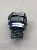 Hayward Flow Control Bfas1007ces Bulkhead Fitting, 3/4", Pvc/Epdm, Socket X Fpt