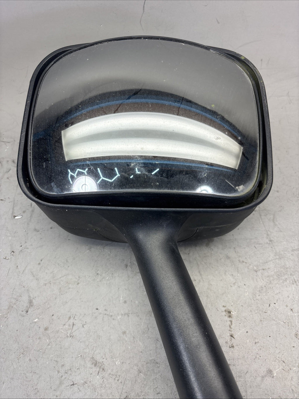 Hood Mount Mirror LH Black A22-66565-000 42381 A2266565000 (DAMAGE)