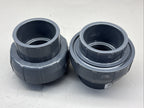 LOT of 2 Lasco 2" CPVC 2 Union PLT3 V227 O-Ring W.P.235PSI 73F NSF/ANSI-61 PVC 1
