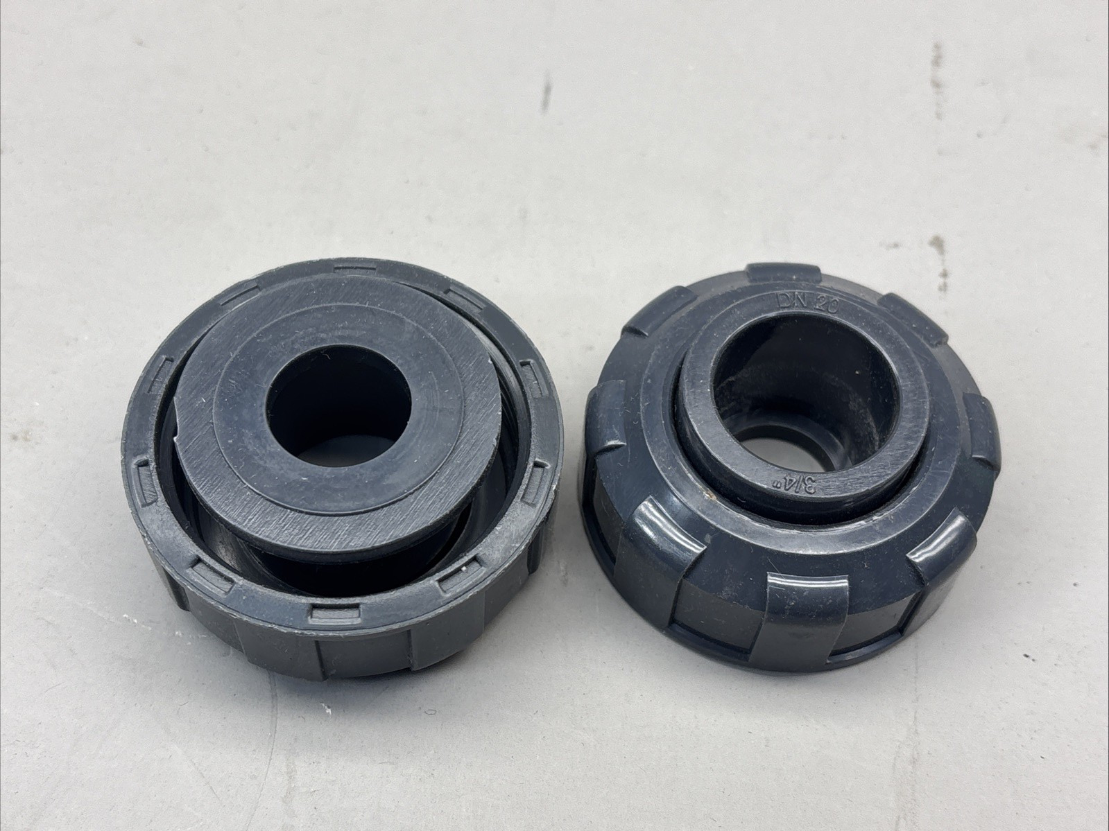 DN20 3/4  Union Nuts - Pair