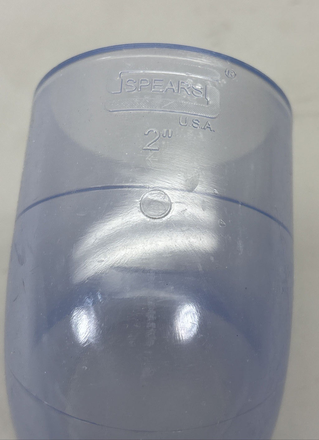 Spears 406-020 Elbow Fitting 2" PVC SCH 40 , 90 deg Clear
