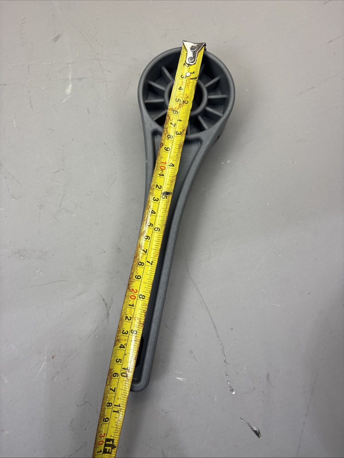 PP-GF20 Plastic Lever handle arm 3'' Diameter, 10.5 Length