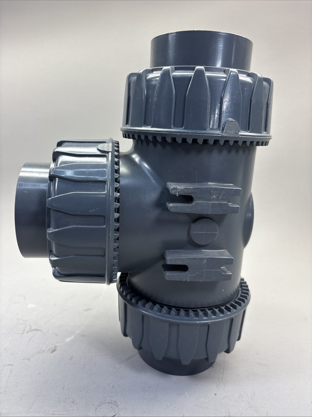 IPEX FKM 63-2"DN 50, 3 Way TKD Dual Block Ball Valve 015214