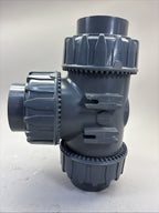 IPEX FKM 63-2"DN 50, 3 Way TKD Dual Block Ball Valve 015214