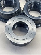 Lot of 8 PVC Female Threaded Union Nut Adapter 1-1/2” NTP, 40