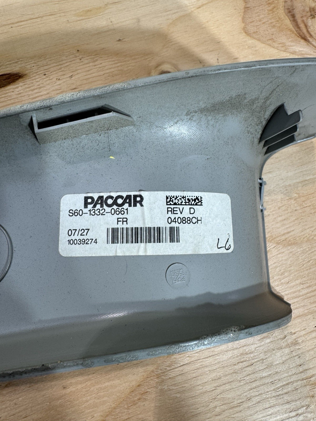 Paccar KW Left Trim Panel S60-1332-0661