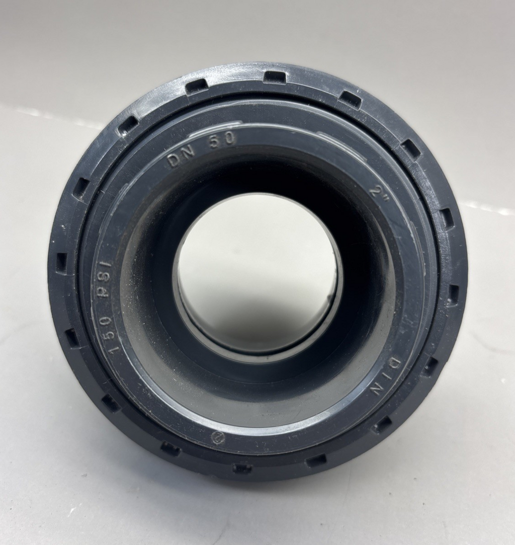 SLG 2" DN50 PVC Union Coupling Pipe Fitting - 6 Pack Slip Socket Adapter