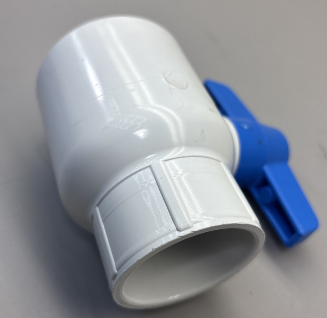 Spears 2622-015: Utility Ball Valve 1-1/2” Socket End Style PVC Body 150 PSI