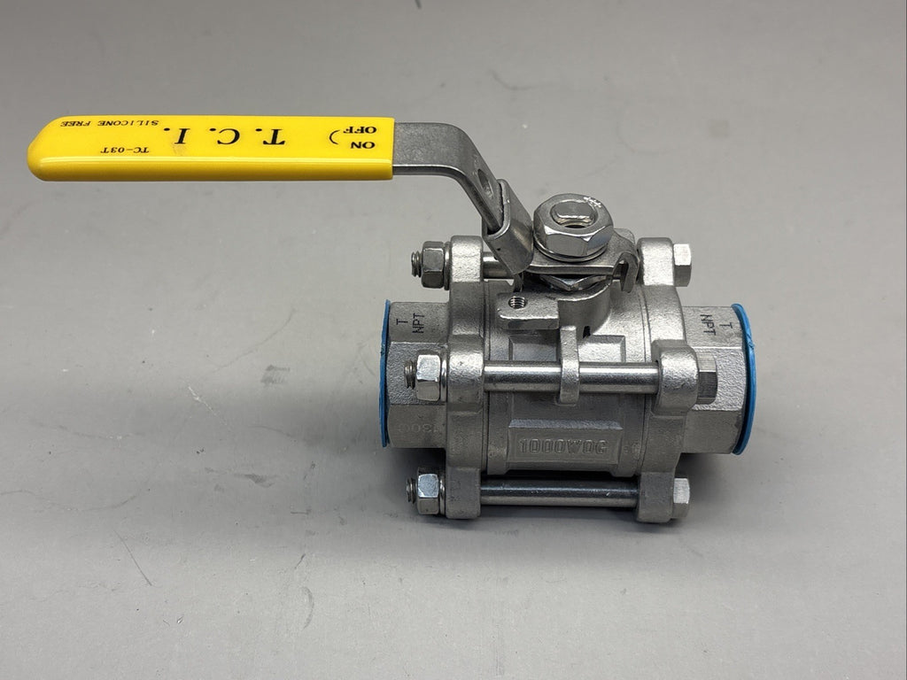 1 NEW TCI TC-03T 1½” 316 SOCKETWELD FULL PORT BALL VALVE NNB ***MAKE OFFER***