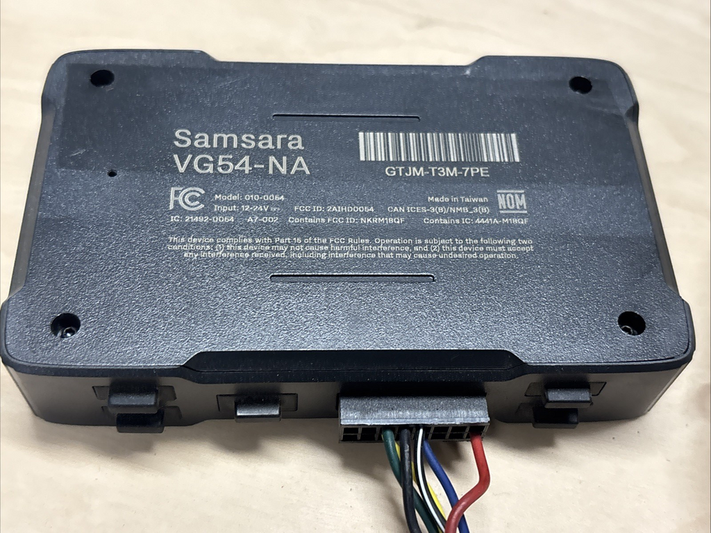 Samsara VG54-NA 010-0054  Vehicle Gateway GPS Tracking System Unit CBL-VG-CJ1939