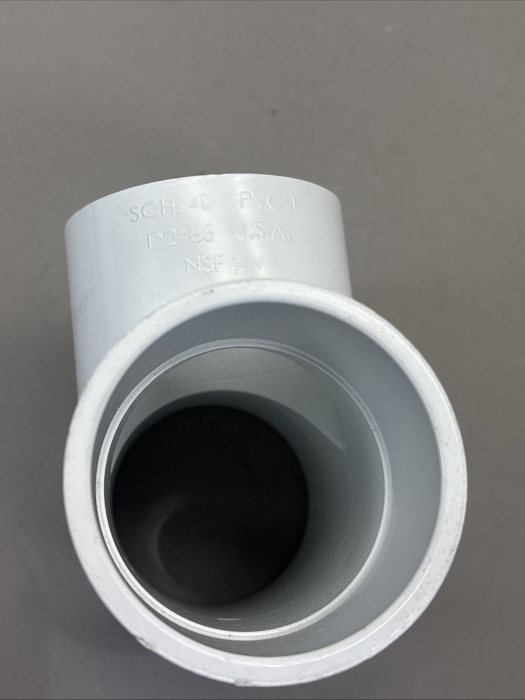 LOT of 6 LASCO 2in PVC Tee Fitting, Slip Socket Tee, Sch 40 401-020