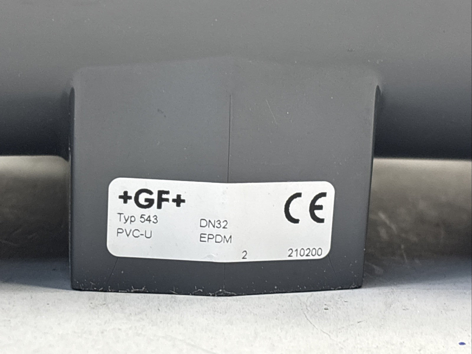 Georg Fischer +GF+ 3-Way Ball Valve, 1 1/4"DN32  PVC-U EPDM Typ 543 PN10