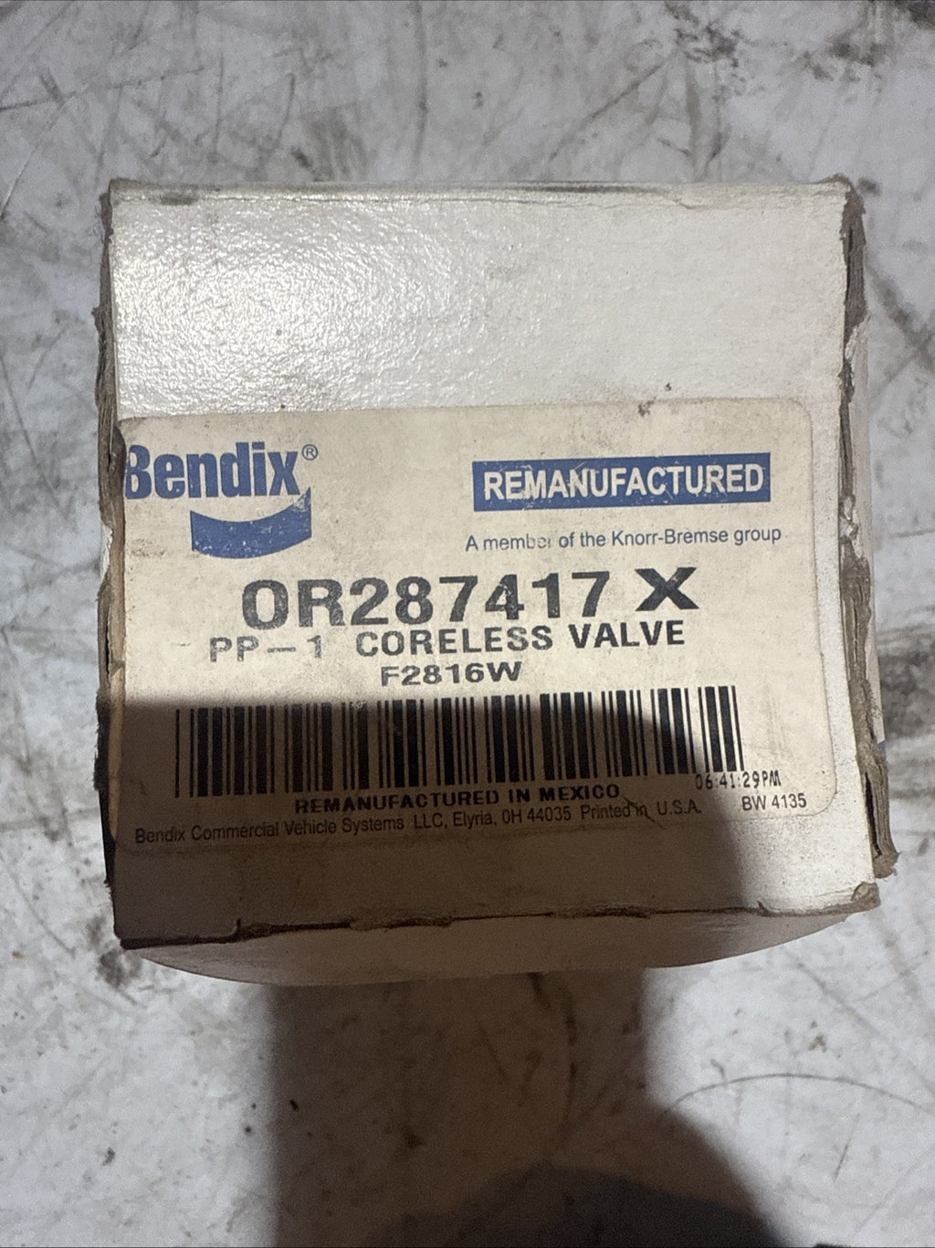 Bendix OR287417X - PP1 Coreless Push Pull Valve - Heavy Duty Air Brake Valve