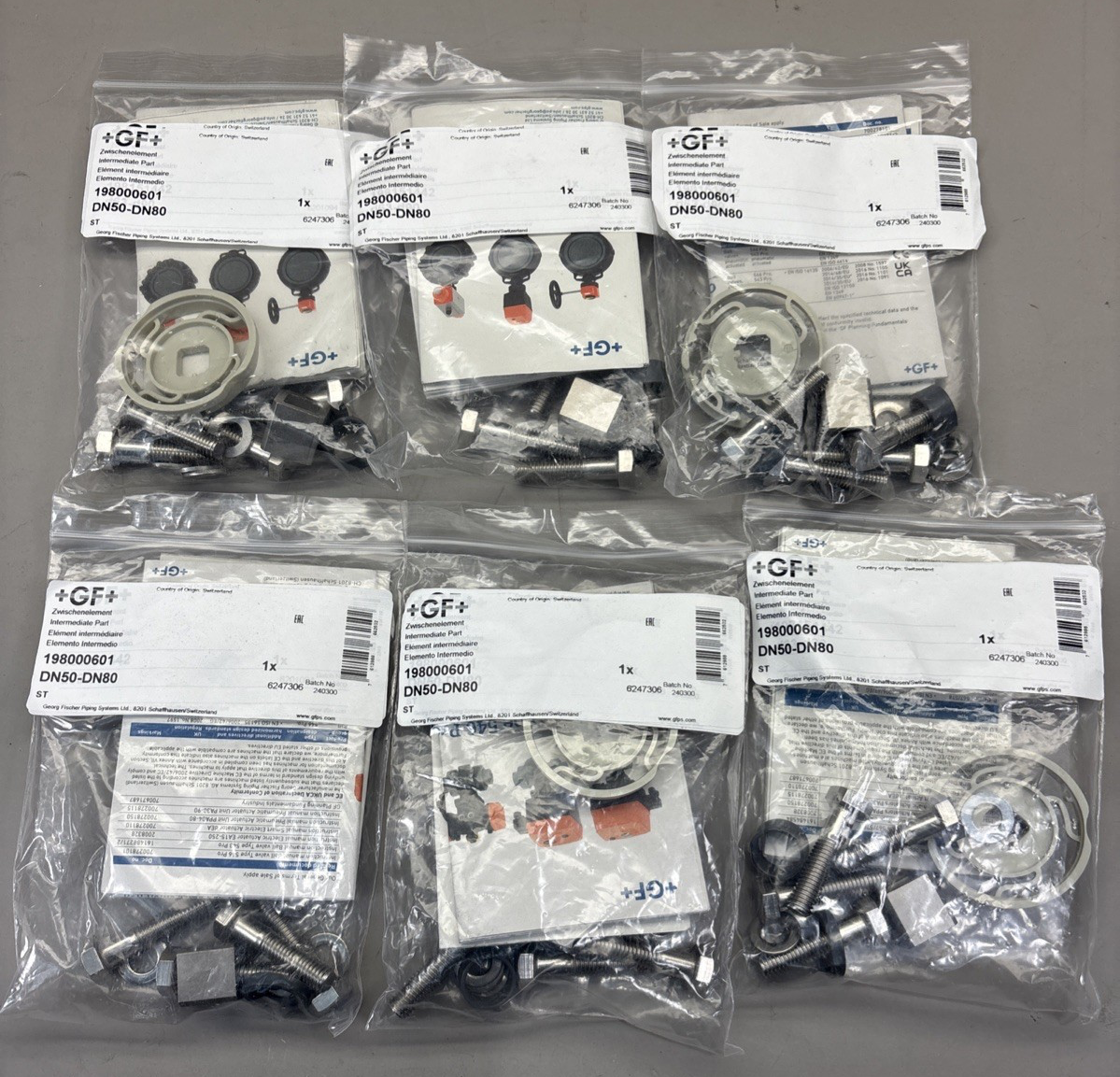 198.000.601 Georg Fisher Intermediate Part for +GF+ Butterfly Valve 567/578/ 546