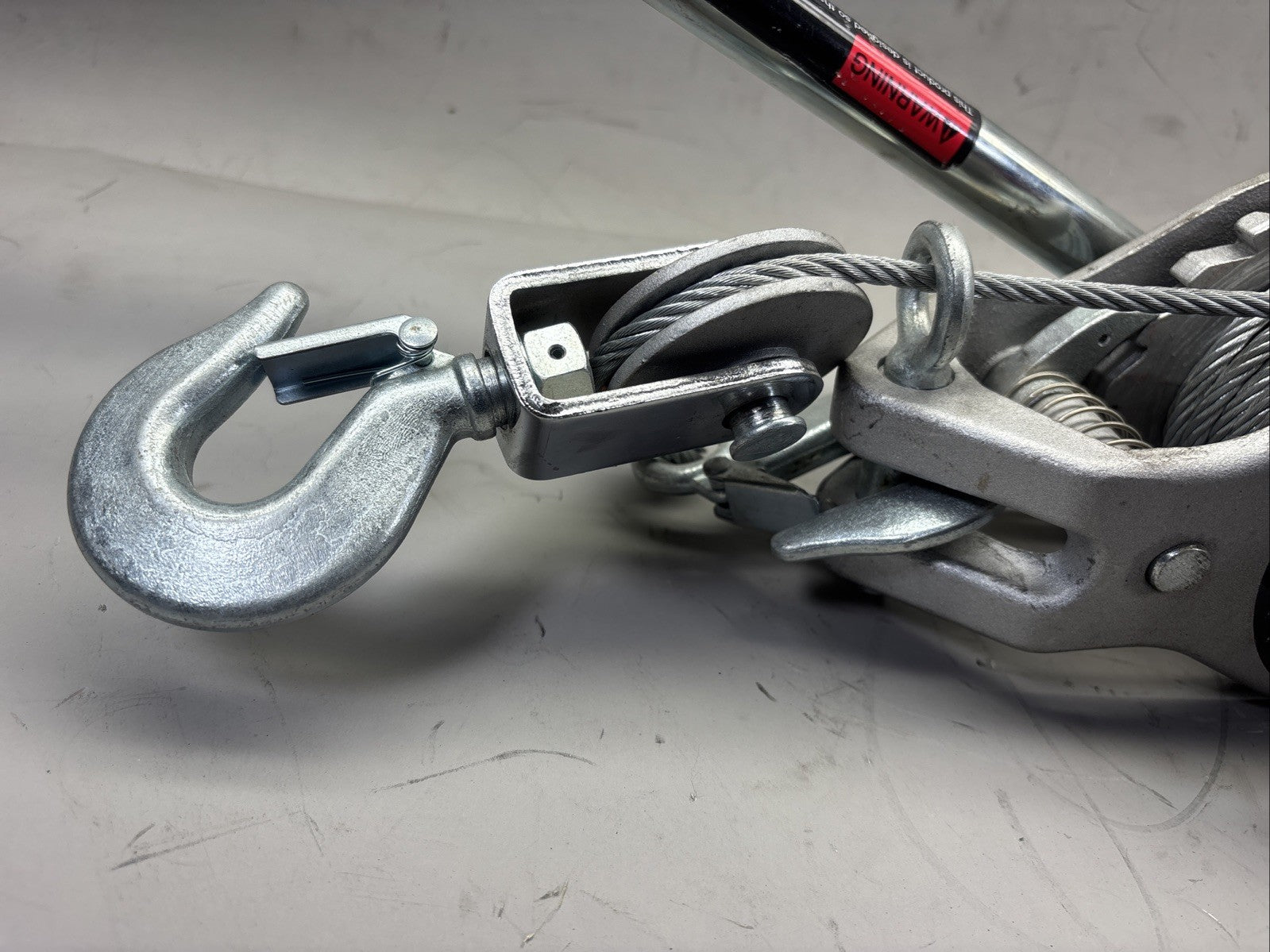 Dayton 61La34A Cable Ratchet Puller, 1000/2000Lb