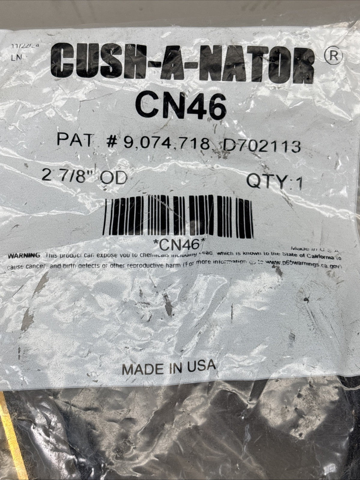 SET of 6 Cush-A-Nator CN46, 2 7/8" OD, D702113