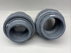 LOT of 2 Lasco 2" CPVC 2 Union PLT3 V227 O-Ring W.P.235PSI 73F NSF/ANSI-61 PVC 1