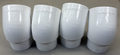 LOT OF 4 LASCO 2" SCH40 PVC STREET 45 DEGREE ELBOW SPIG X SOC