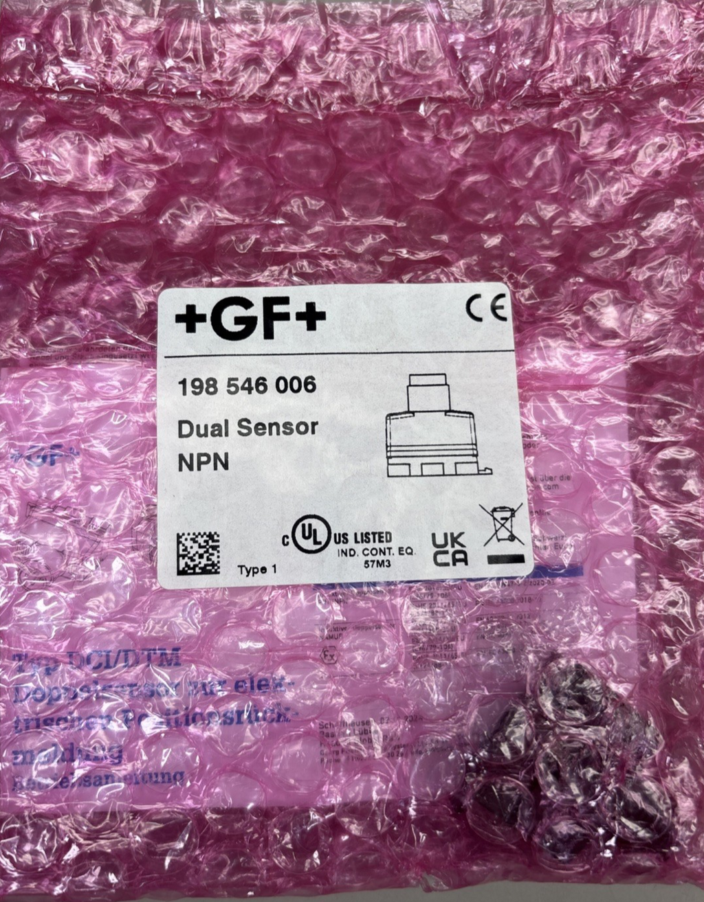 +GF+ Georg Fisher Double Sensor Click-In M12 NPN 198 546 006
