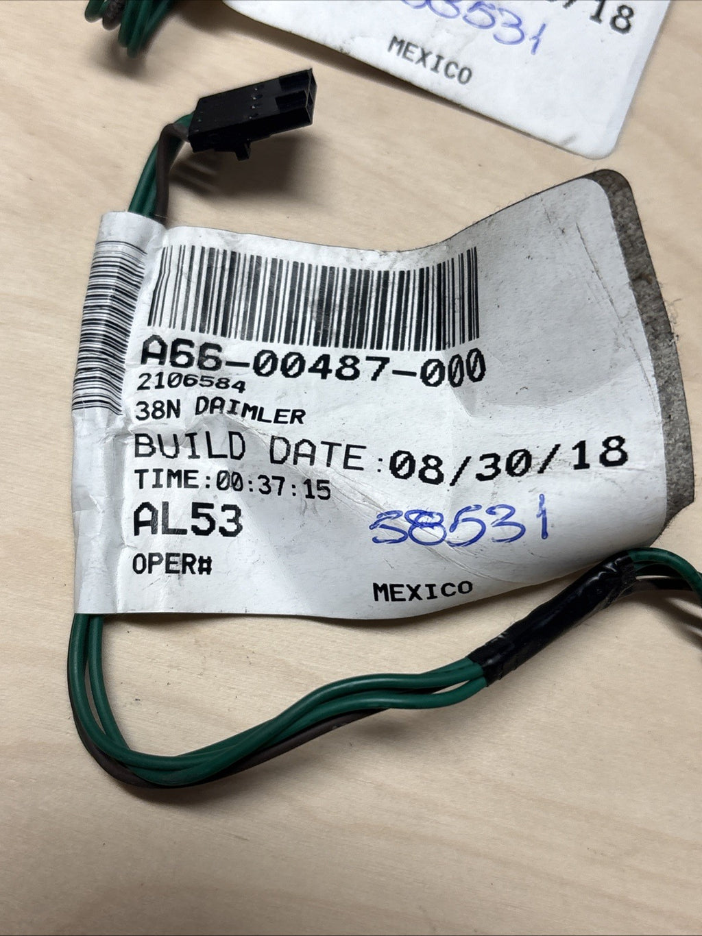 FREIGHTLINER Instrument Gauge Pigtail A66-00487-000