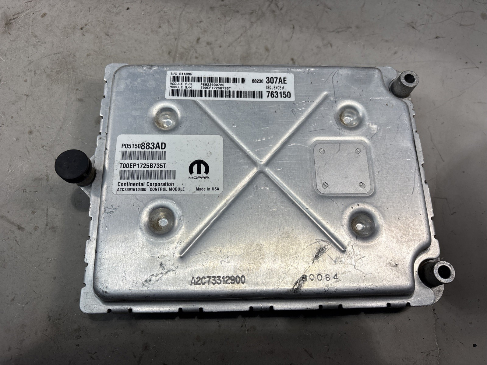 Engine ECM Control Module 3.6L Fits 15 DODGE CHARGER 300 P68230307AE 68230307AE