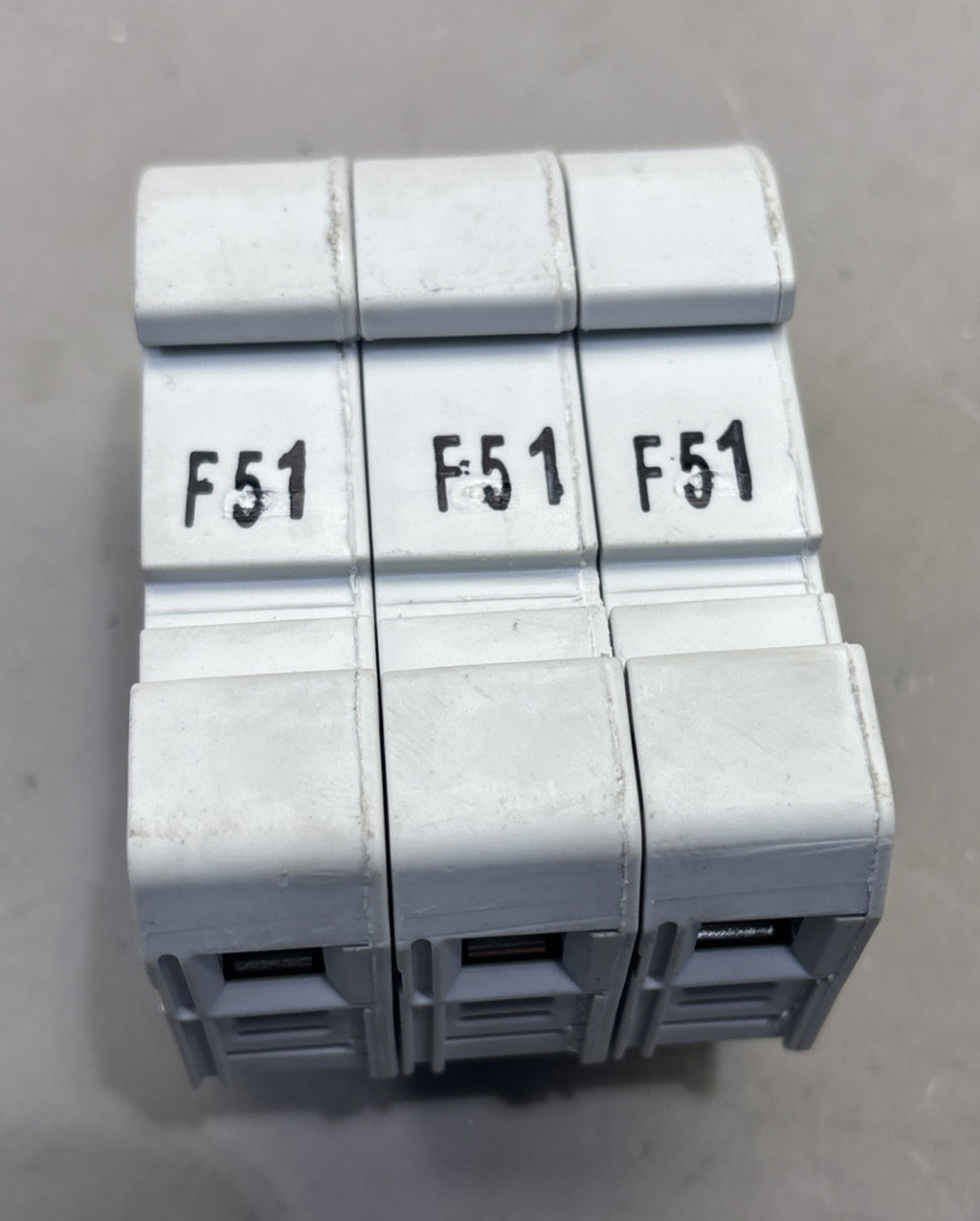 EDISON EHCC 3 EHCC3DIU POLE 30A FUSE HOLDER 600V 200KA RMS SYS W/INDICATOR & fus