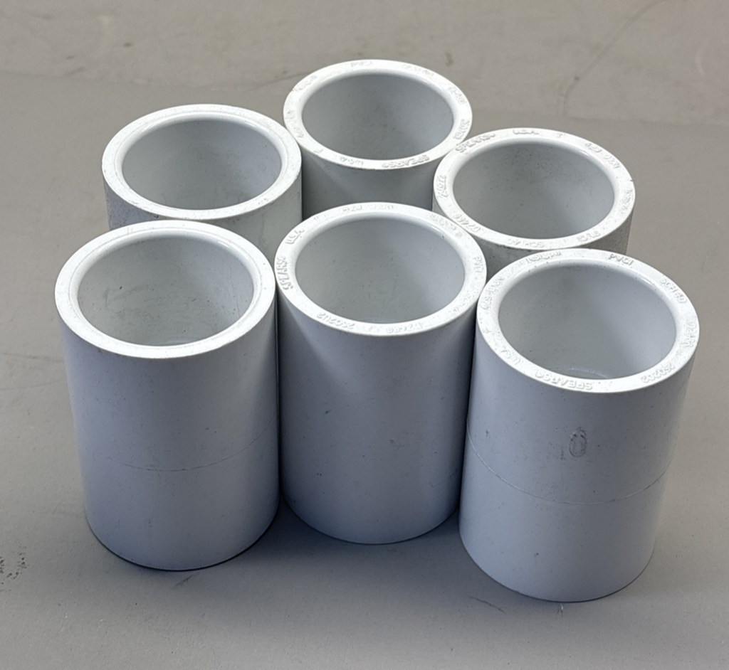 Lot Of 6 ~ Spears 429-010  1" PVC40 Coupling Part# 429-010