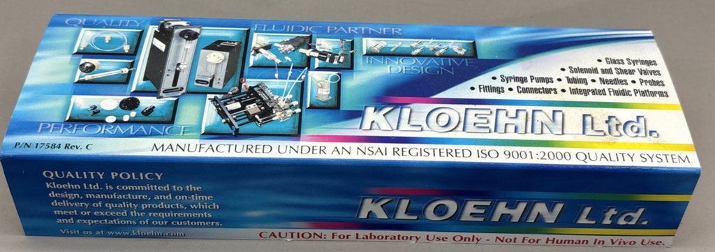 Kloehn Norgren 91-030-151B 17584 Rev. E 4000 Series 2.5mL Syringe