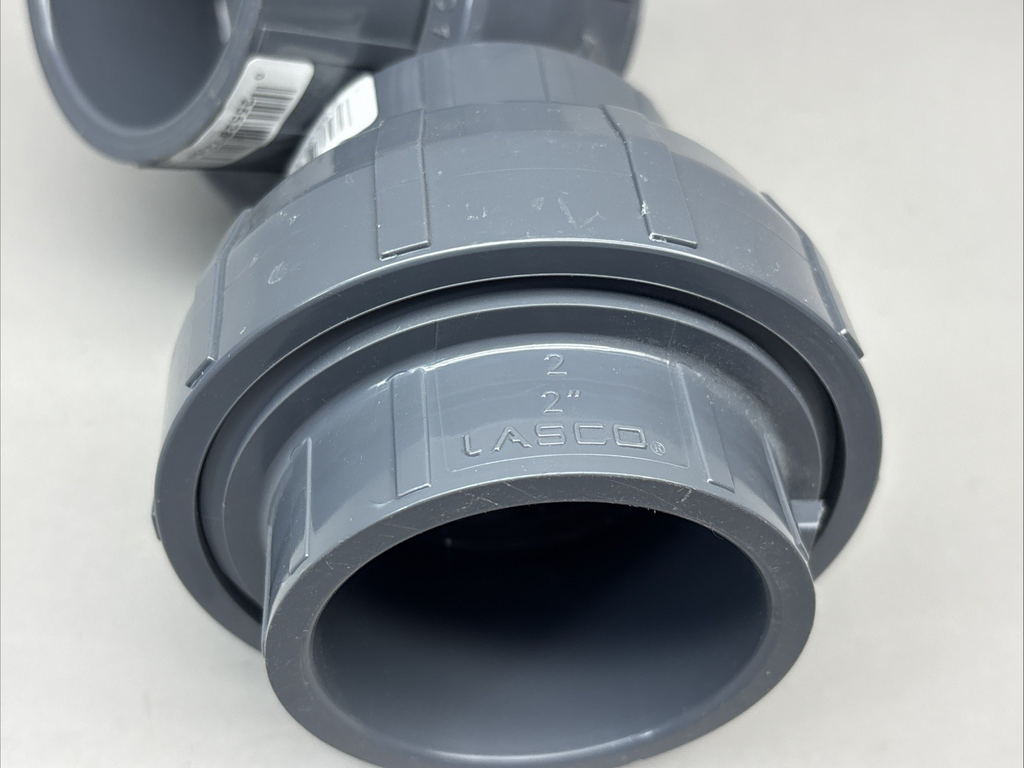 LOT of 2 Lasco 2" CPVC 2 Union PLT3 V227 O-Ring W.P.235PSI 73F NSF/ANSI-61 PVC 1