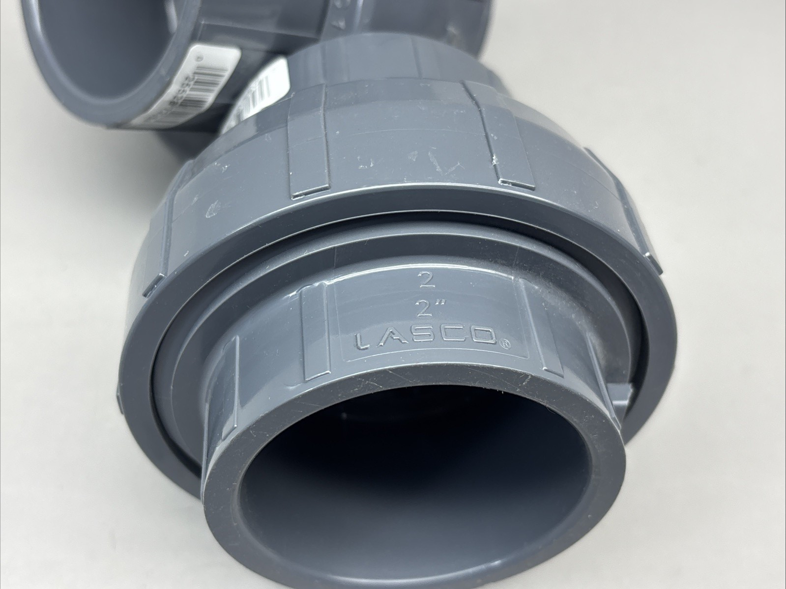 LOT of 2 Lasco 2" CPVC 2 Union PLT3 V227 O-Ring W.P.235PSI 73F NSF/ANSI-61 PVC 1