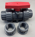 Manual 2 Way Ball Valve PN10 DN25 Thread and Socket ENDS
