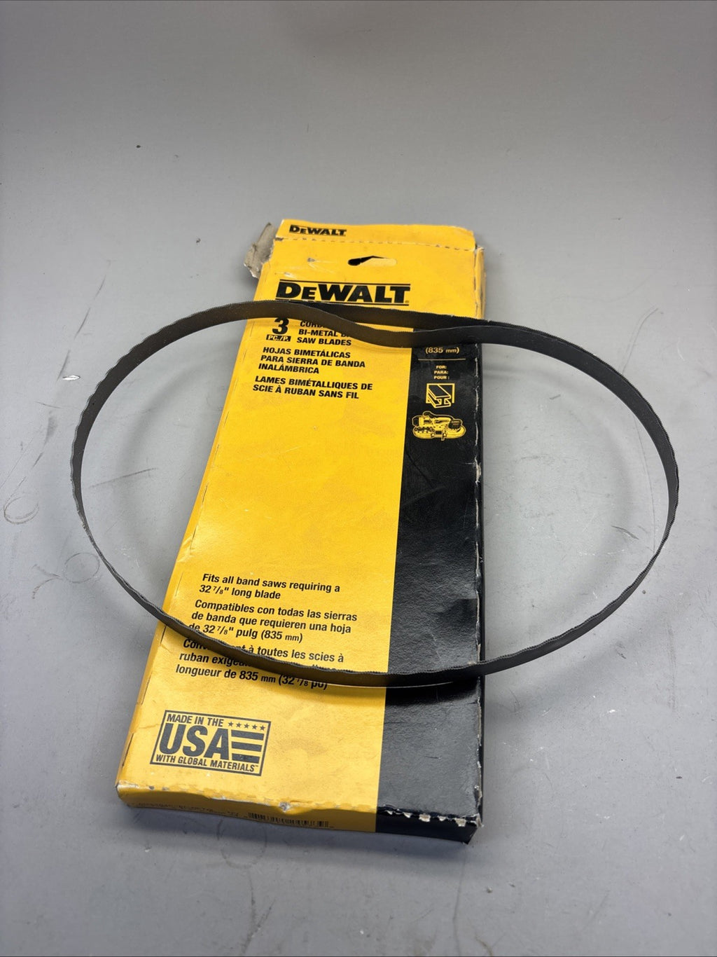 Dewalt DW3986C Bi-Metal Band Saw Blades 32-7/8" (Pack 2 of 3)