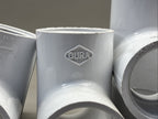 Pack of 3 DURA PVC 40 PN12 Sch 80 Female Thread Tee 1-1/2"To Socket End D2466