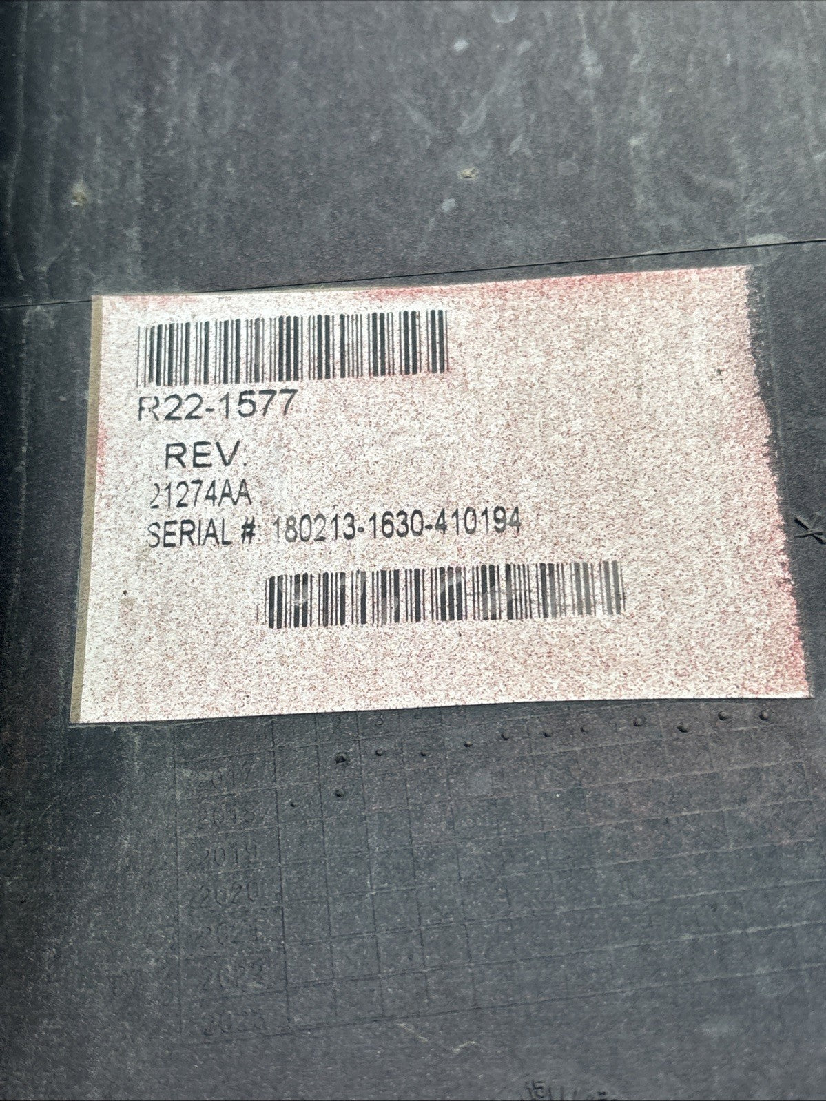 R22-1577 From Kenworth T680 Fender Extension Cowl Panel