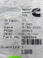 CUMMINS  O-RING  121384  3684384