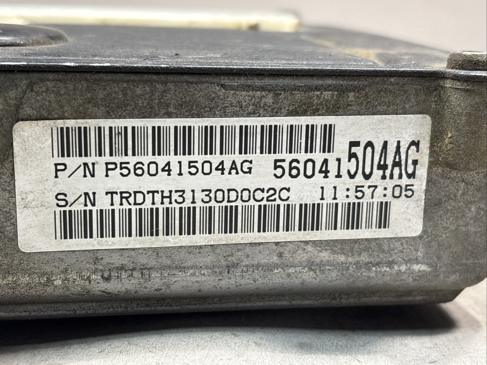 P56041504AG TCM transmission computer 2001 Jeep Grand Cherokee
