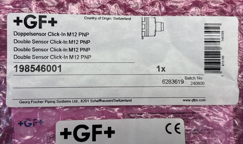 +GF+ Georg Fisher Double Sensor Click-In M12 PNP 198546001