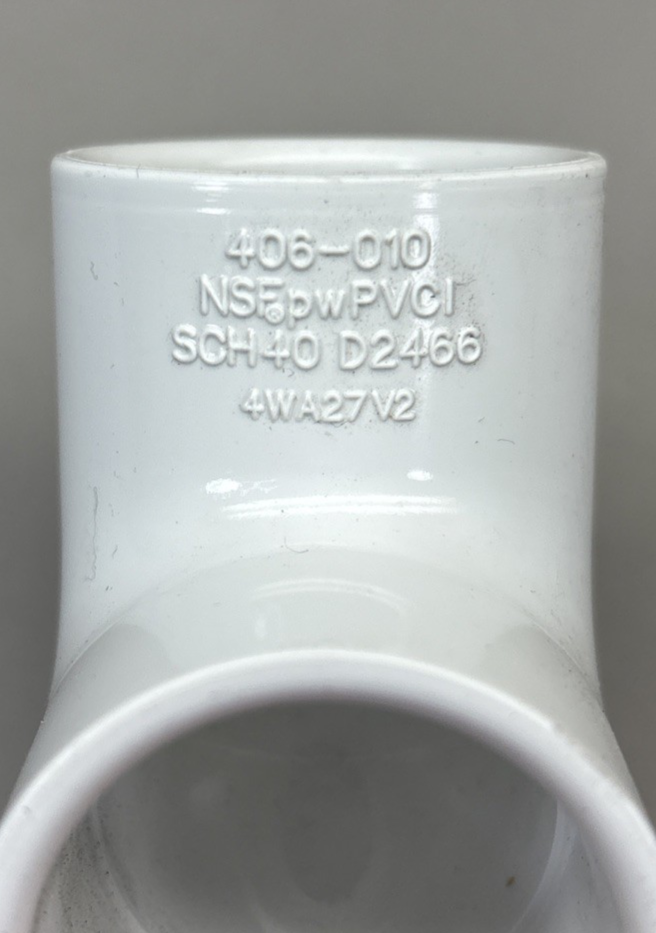 (Pack of 34) Spears 406-010 1" Slip x Slip Schedule 40 PVC 90 Degree Elbows New