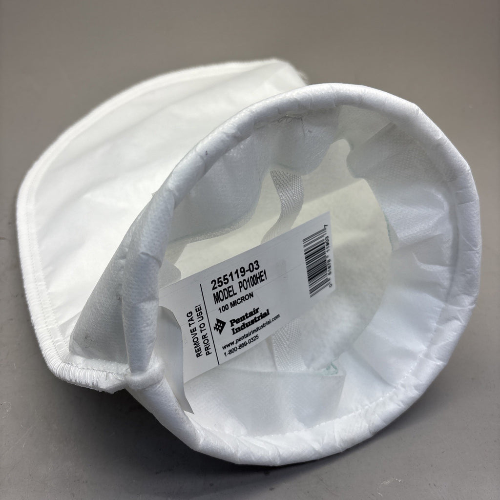 Filterbag, 100Micron, 161/2Inl, Size1,  PO100HE1, 255119-75