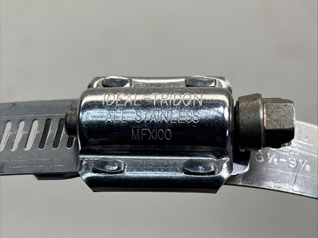 IDEAL-TRIDON POW'R-GEAR 6X500 SS HOSE CLAMPS 6 1/8" - 9 1/8"