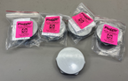 Set of 5 - Hubbell-Wiegmann Hw-Fghp Hole Plug, Gray, Matte, HP 9, HP 10