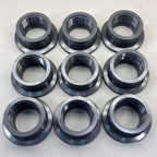 (LOT of 9) +GF+ Georg Fisher - DN 50 PVC Ball Valve Union Flanges NPT 2"