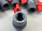 (5-Pack) Hayward QVC 1/2" UPVC Ball Valve, Compact, Threaded Ends,