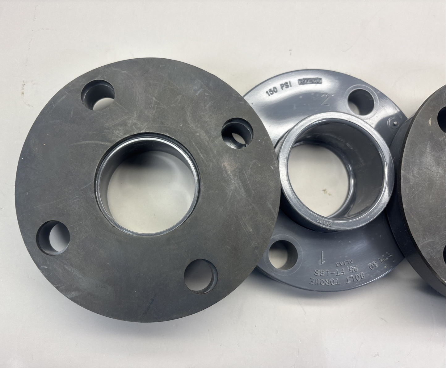 LOT of 3!!! 2 Gasket Bonus!!! Spears 854-020 2" Flange Socket 150 PSI