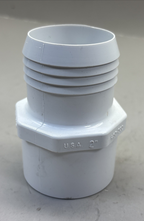 LOT of 5 - 2" 460-020 PVC Hose Pipe Fitting Adapter Barbed Spigot Connection