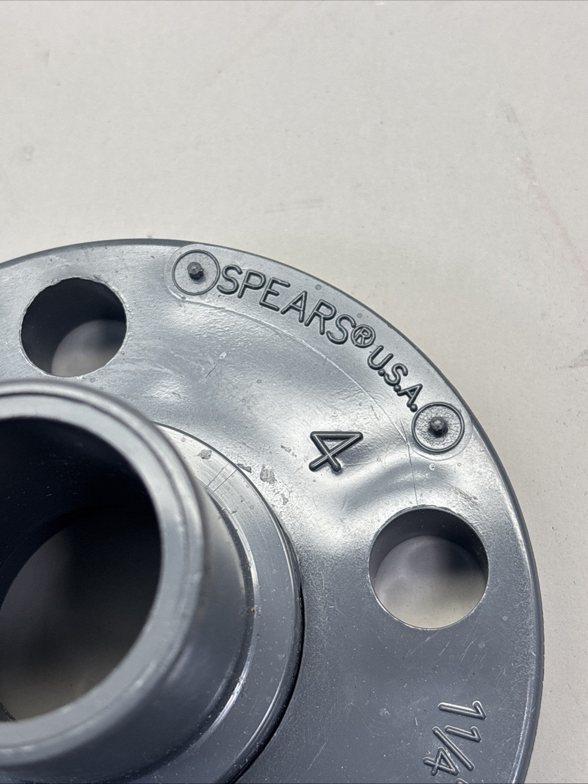 LOT of 3 - SPEARS U.S.A. 1-1/4”Socket FLANGE PVCI 150 PSI SCH 80 NSF-61