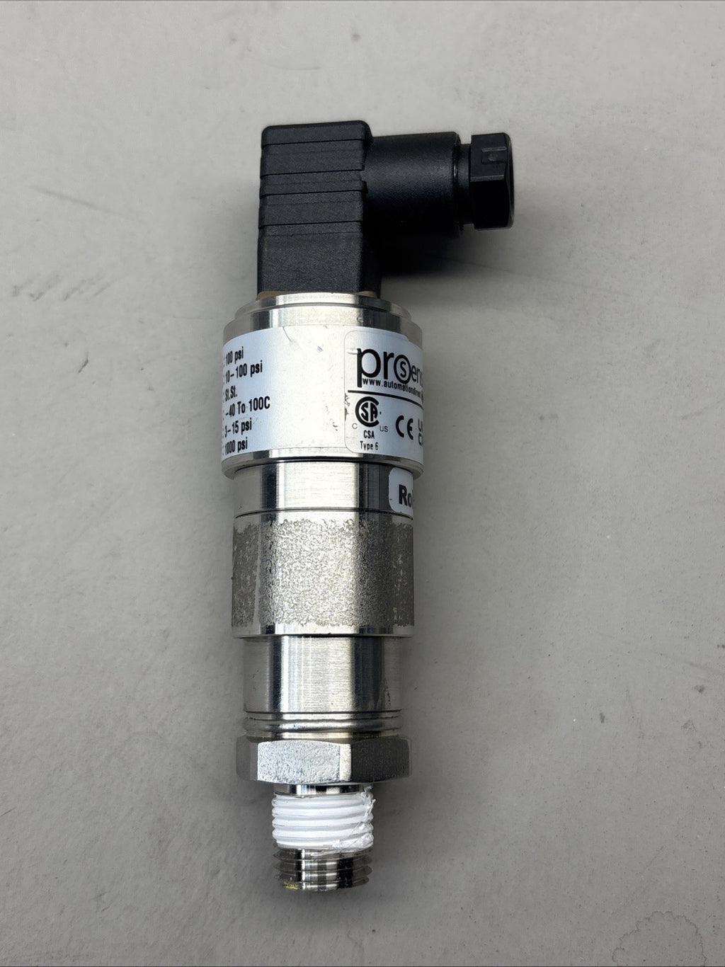 PROSENSE MPS25-1C-D100D 125VAC 3A 10-100PSI.