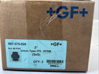 (2) +GF+ GEORG FISCHER 897-375-020 2" SCH 80 UNION TYPE 375 EPDM PVC SOCKET