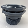HAYWARD BFA1030CES 3" PVC, Bulkhead Tank Fitting,EPDM